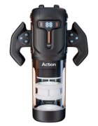 ZYON Masturbator automat ACTION cu mânere 4 funcții de rotație și penetrare automată 4 viteze negru