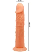 Baile Dildo realist Vive culoare naturala 198 cm –