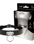 COQUETTE CHIC DESIRE - COLIER VEGAN DIN PIELE ACCESORIU FETIȘ