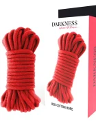 DARKNESS Soft bondag – Japanese Rope 5 M Rosu