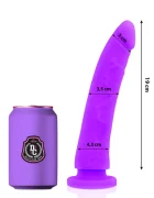 DELTA CLUB Dildo din silicon medical lila 20 cm Ø 4 cm –