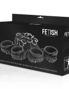 Fetish Submissive SET DE RESTRICȚIONARE DE LUX PENTRU PAT CU