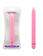 Glossy Vibrator slim Deep Rose –