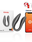 ONINDER Stimulator punct G si clitoris Lisboa negru control prin aplicatie