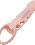 PRETTYLOVE Harrison – husa extensie pentru penis cu vibratii si curea 135 cm