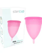 Stercup Cupa menstruala din silicon FDA roz marimea L