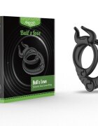 ARMONY Inel – Bull’s Pasion din silicon medical negru