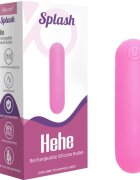 ARMONY Vibrator bullet – Splash Hehe din silicon 10 vibrații roz 6.5 x 1.5 cm