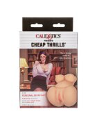 CALEXOTICS Masturbator - The Personal Secretary material ultra-realist dublă intrare și textură internă stimulatoare