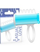 Casual Vibrator de deget LOVE – Love Finger Fun TPR flexibil baterie L754 inclusă albastru