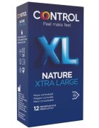 CONTROL Prezervative – Adapta Nature XL pentru confort sporit și dimensiuni mari 12 bucăți