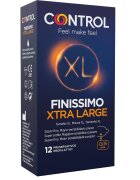 CONTROL Prezervative – Finissimo XL pentru sensibilitate ridicată și dimensiuni mari 12 bucăți