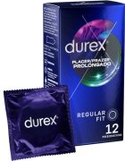 DUREX Prezervative – Pleasure Prolonged pentru întârzierea ejaculării și plăcere de durată 12 bucăți