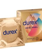 DUREX Prezervative – Real Feel latex-free senzație naturală „piele pe piele” ultra-sensibile 3 bucăți