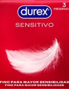 DUREX Prezervative – Sensitivo pentru sensibilitate sporită și contact natural 3 bucăți