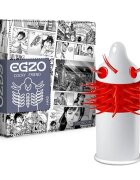 EGZO Prezervativ – Ugly Coyote cu textură țepoasă pentru stimulare intensă 1 bucată