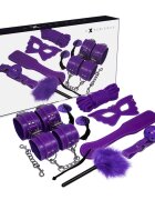 EXPERIENCE Kit BDSM – Fetish Kit Purple Series set complet cu 8 accesorii pentru dominație și jocuri erotice culoare lila