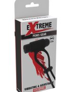Hidden Desire Inel vibrator pentru penis Extreme by - Penis Gear ajustabil din silicon 10 moduri de vibratii negru
