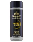 HOT Ulei de masaj - Massage Oil cu aromă caldă de ambră și mosc 100 ml