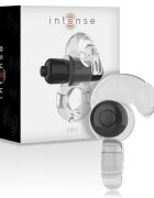 INTENSE Inel vibrator – Fry Rabbit întârzie ejacularea și stimulează clitorisul 1 mod de vibrație transparent