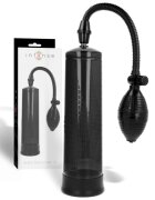 INTENSE Pompa pentru penis – Pump 02 cu manometru mărire penis neagră 20 cm