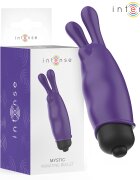 INTENSE Vibrator bullet – Mystic Purple design cu urechiușe 8.7 × 2.4 cm silicon/ABS baterii LR44