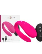 INTENSE Vibrator pentru cupluri – Bruno Partner 10 funcții de vibrație stimulare clitoris & punctul G roz reîncărcabil