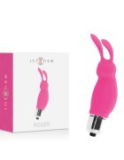 INTENSE Vibrator rabbit – Roger din silicon medical cu vibrații puternice pentru stimulare clitoridiană culoare roz