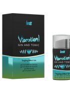 INTT Gel – Vibration Gin Tonic aromă de cocktail pentru excitare intensă senzatie vibranta Unisex 15 ml