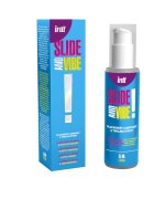 INTT Lubrifiant – Slide and Vibe! cu efect vibrator pe bază de apă cu aromă de mure 35 ml