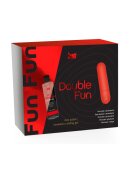 INTT Set – Double Fun cu vibrator tip bullet și lubrifiant cu aromă de căpșuni 50 ml
