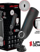 JAMYJOB Masturbator electric – Milker 5 modele de stimulare 3 intensități ventuză funcție sunet material TPE