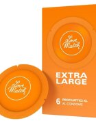 Love Match Prezervative - Extra Large lubrifiate 57 mm 6 buc