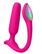 Lovense Vibrator anal - Lush Anal control prin aplicație din silicon medical până la 7500 vibrații pe minut roz
