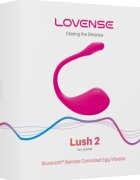 Lovense Vibrator - LUSH 2 control prin aplicatie pentru stimularea punctului G clitorisul si penisul in cazul penetrarii 15 cm culoarea roz