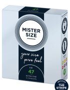 Mister Prezervative SIZE ultra subtiri marime 47 mm 1 cutie x 3 buc