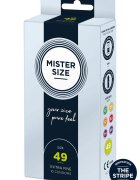 Mister Prezervative SIZE ultra subtiri marime 49 mm 1 cutie x 10 buc