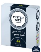 Mister Prezervative SIZE ultra subtiri marime 49 mm 1 cutie x 3 buc