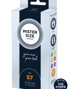 Mister Prezervative SIZE ultra subtiri marime 57 mm 1 cutie x 10 buc