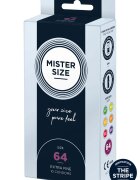 Mister Prezervative SIZE ultra subtiri marime 64 mm 1 cutie x 10 buc