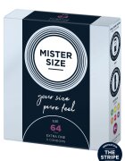 Mister Prezervative SIZE ultra subtiri marime 64 mm 1 cutie x 3 buc