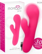 Moressa Vibrator – Jerry dublă stimulare 30 moduri de vibrare silicon premium reîncărcabil 15 × 4 cm