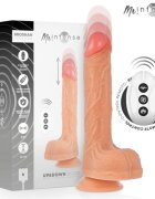 MR INTENSE Dildo realist cu vibrații MR INTENSE – Brosnan mișcare Up & Down telecomandă silicon medical 22 cm Ø 4 cm