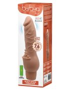 Pretty Love > Baile Dildo realist cu vibrații BAILE – Clark Vibrating Soft Skin textură realistă și vibrații intense 19.5 cm