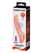 PRETTYLOVE Manson pentru penis – Harrison TPR culoare naturală 18 cm