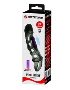 PRETTYLOVE Manson pentru penis – Harrison TPR culoare neagra 18 cm