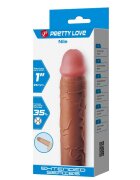 PRETTYLOVE Manson pentru penis - Nile din TPR realist culoare naturală 16.5 cm
