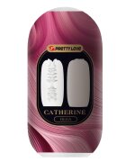PRETTYLOVE Masturbator masculin – Catherine OLGA material TPR + ABS moale realist și reutilizabil alb
