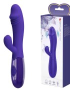 PRETTYLOVE Vibrator - Snappy cu 30 de funcții de vibrație silicon mov 195 cm