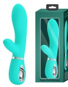 PRETTYLOVE Vibrator - THOMAS 7 funcții de vibrație din silicon moale USB reîncărcabil 20.5 cm